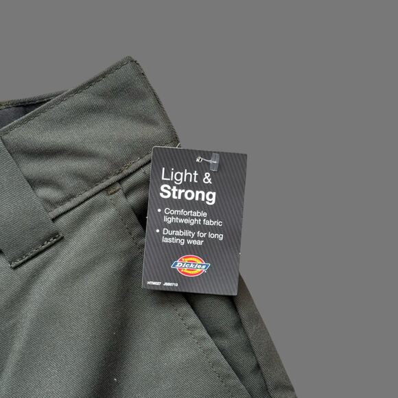 Dickies Flex Twill Slim Fit Dark Green Work Pants 30x32 NWT - Picture 5 of 8